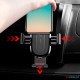 Baseus Wireless Charger Gravity Car Mount Phone Bracket Air Vent Holder + Qi Charger Black